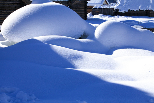 喀纳斯禾木雪景