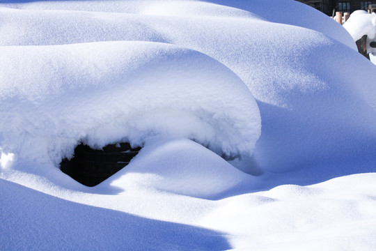 喀纳斯禾木雪景