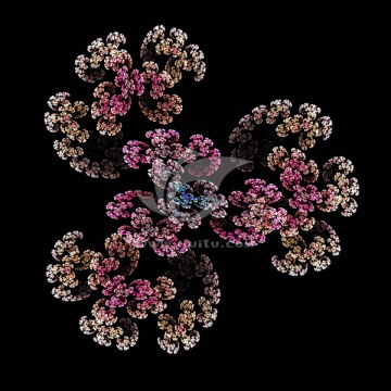 分形花紋