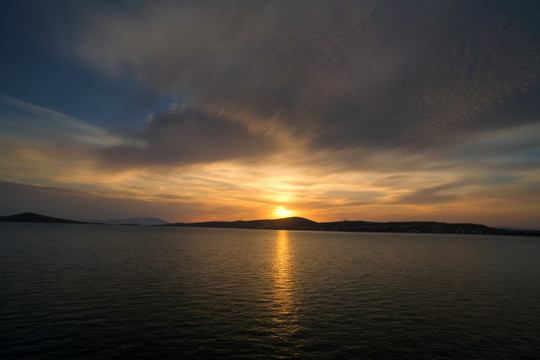 爱琴海夕阳