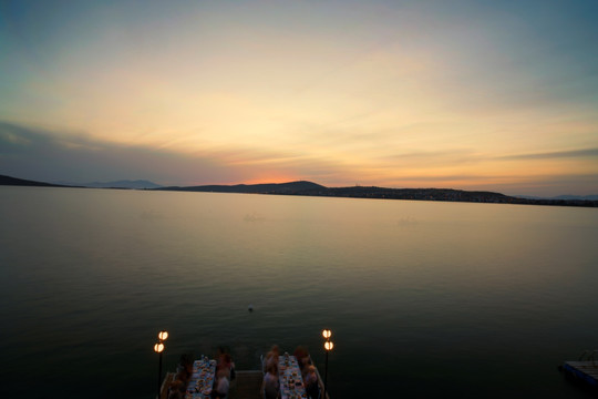 爱琴海夕阳