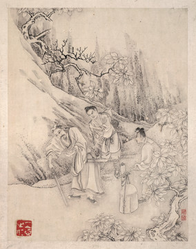 中国历代名画 国画人物