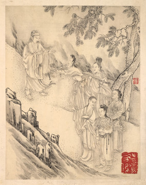 中國(guó)歷代名畫 國(guó)畫人物