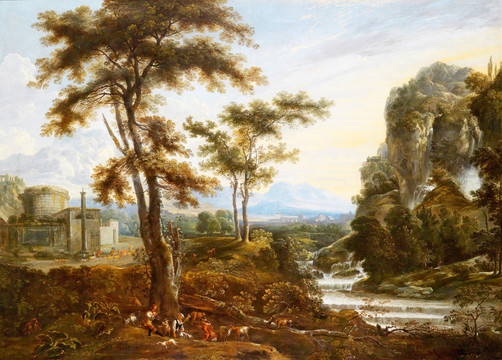 欧美古典写实风景油画