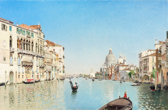 威尼斯欧式风景油画