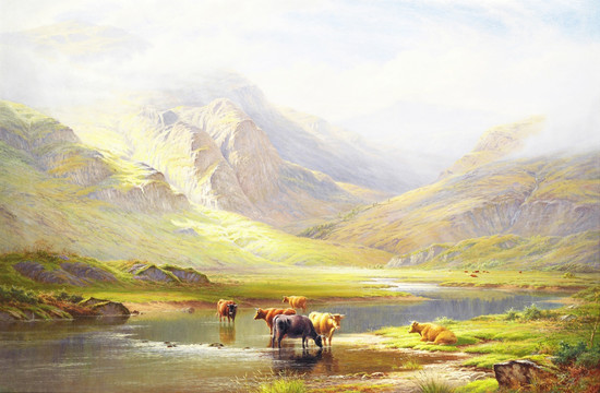 高清風(fēng)景油畫