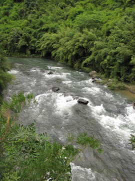 从化响水峡急流