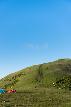 海坨山山峰