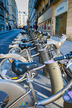 巴黎自行车租赁点