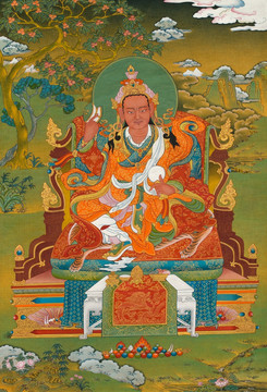 二郎神唐卡 未分層文件