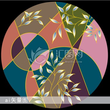華麗的陶瓷花面