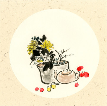 菊花國畫