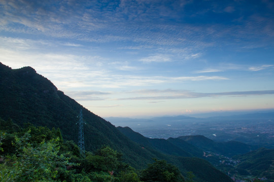 黎明 早晨城市风光摄影