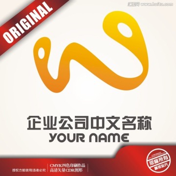 W音乐动感logo