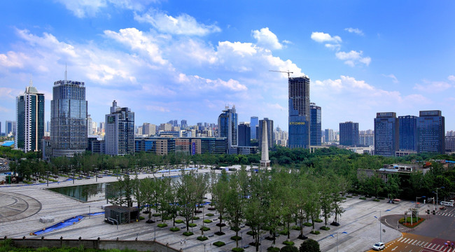 重庆两江幸福广场和财富中心