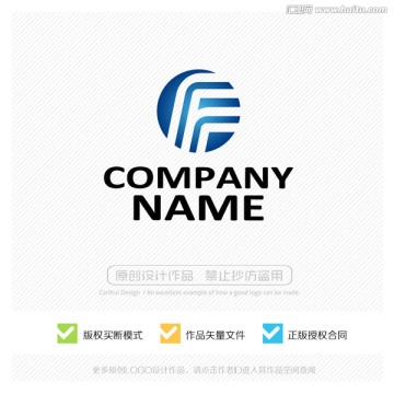 F字母 LOGO設(shè)計(jì)