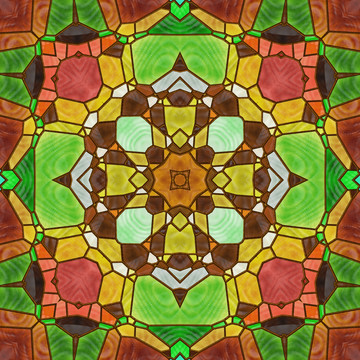 染色玻璃 TIF無分層