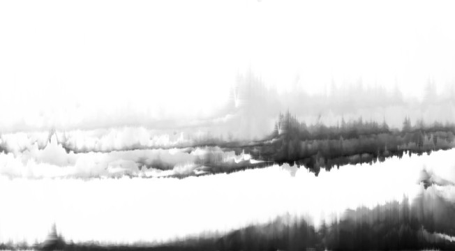 簡(jiǎn)約 水墨山水（合層）