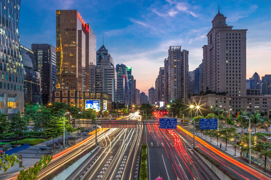 夜景 珠江新城