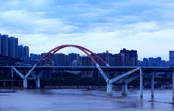 重庆桥梁 菜园坝长江大桥