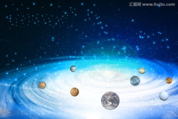 星空 星球 漩渦