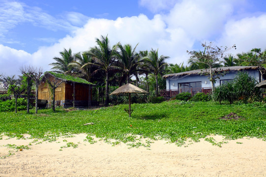 海边小屋 建筑 园林景观