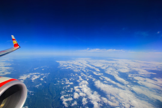 空中俯瞰 山川大地