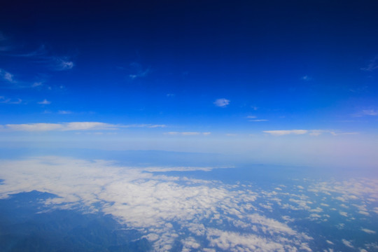 空中俯瞰 山川大地