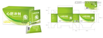 心舒沖劑綠色