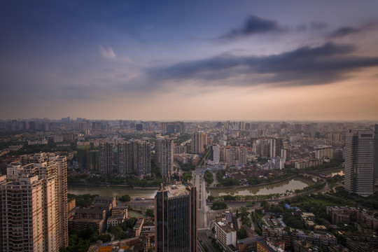 府南河夜景