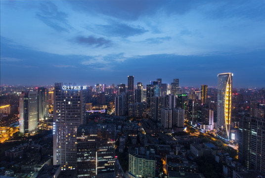 成都夜景全景高清