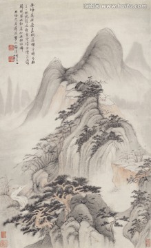 高清国画 山水国画