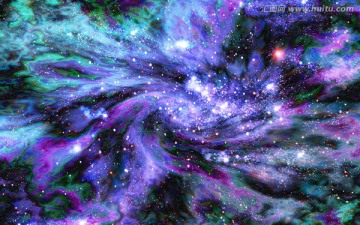 彩色星空