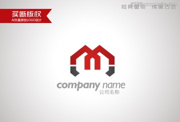 M字母標志
