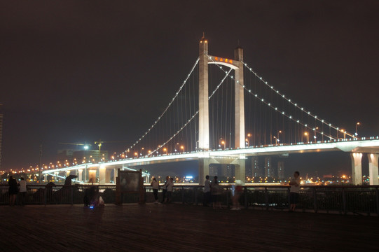 鼓山大桥夜景