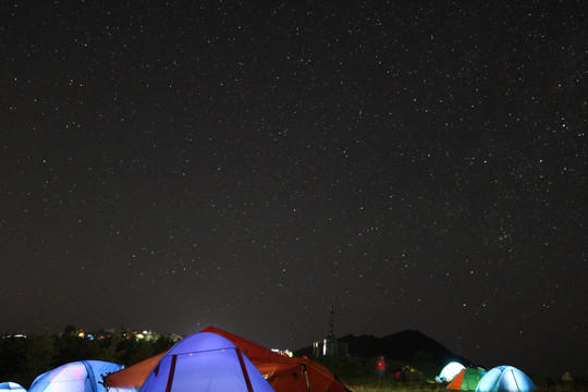 海坨山星空