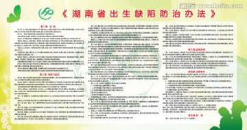 湖南省出生缺陷防治辦法