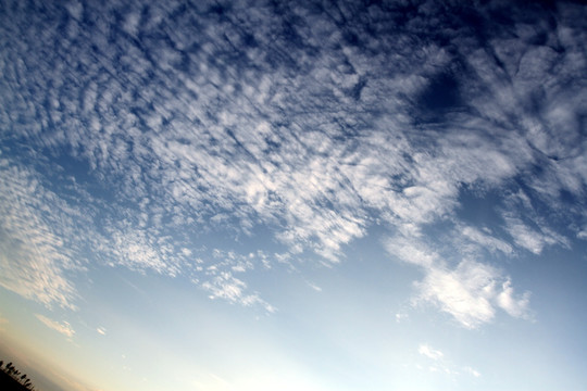 天空 云彩 蓝天 白云 清晨