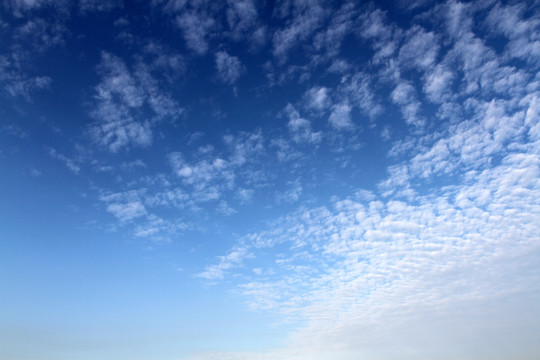 天空 云彩 蓝天 白云 清晨