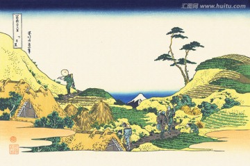 浮世繪 冨岳三十六景 畫廊超清