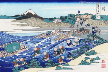 浮世繪 冨岳三十六景 畫廊超清