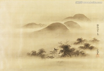 日本風(fēng)景畫 畫廊品質(zhì)