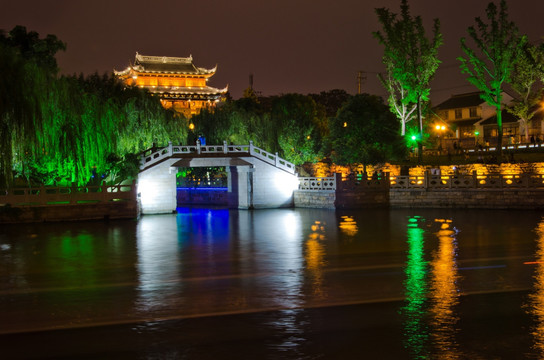 山塘街夜景