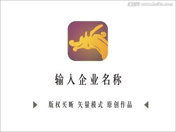 龙 龙头 标志 企业logo