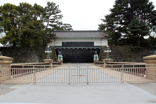 日本皇宫大门