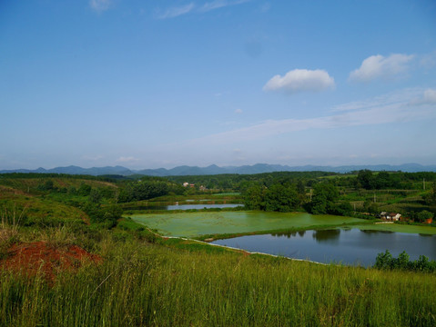 山区养鱼池