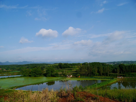 山区养鱼池