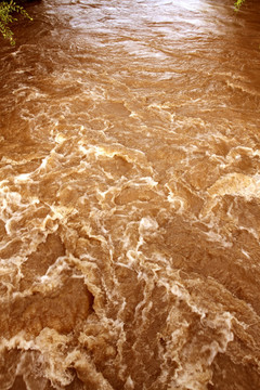 黄河 水 浪 激流 河水 水面