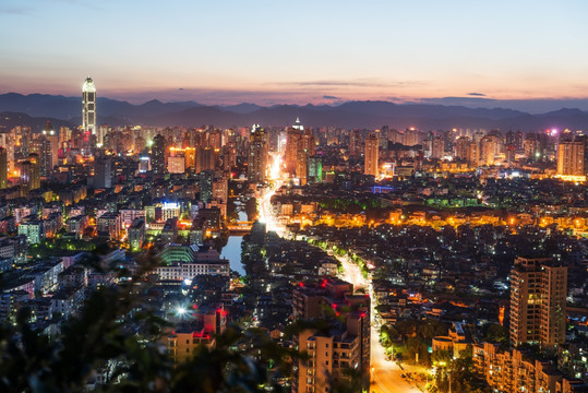 温州城市夜景