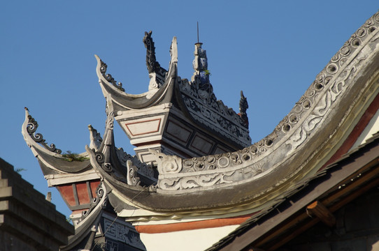 古建筑屋顶装饰